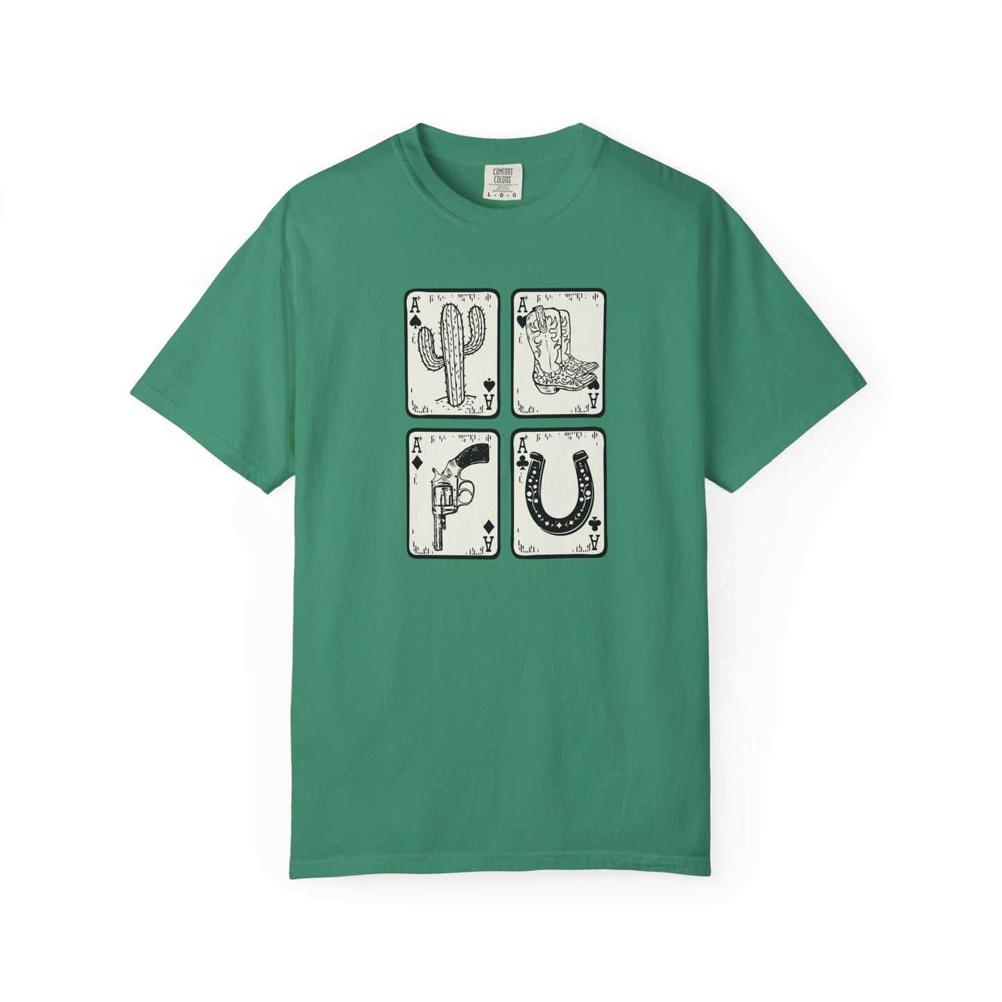 Know When to Hold / Cactus Graphic Unisex T-Shirt - Retro Desert Western Vibes Rodeo Honky Tonk
