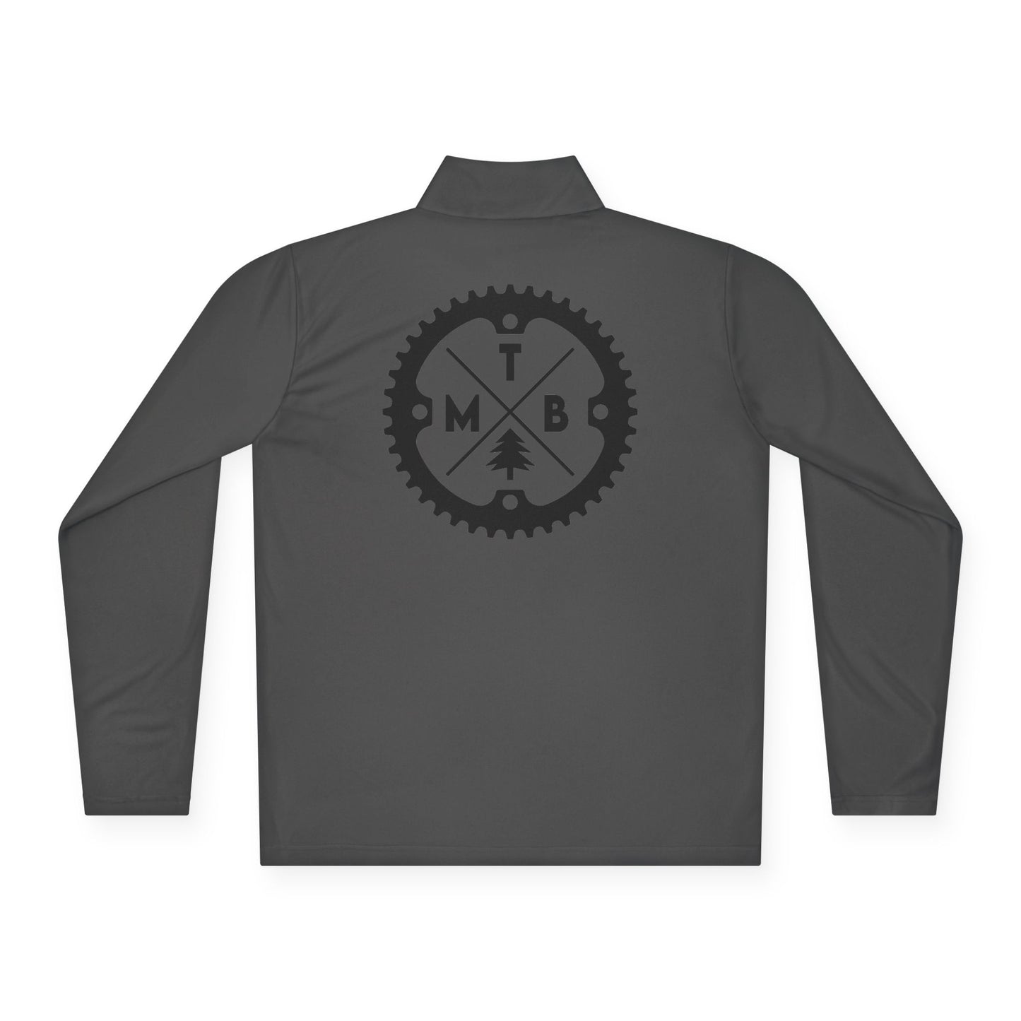 Mountain Biking Unisex Quarter-Zip Pullover - MTB Adventure Gear with Unique Graphic Design, Trails, Streets, Cycling, Biking