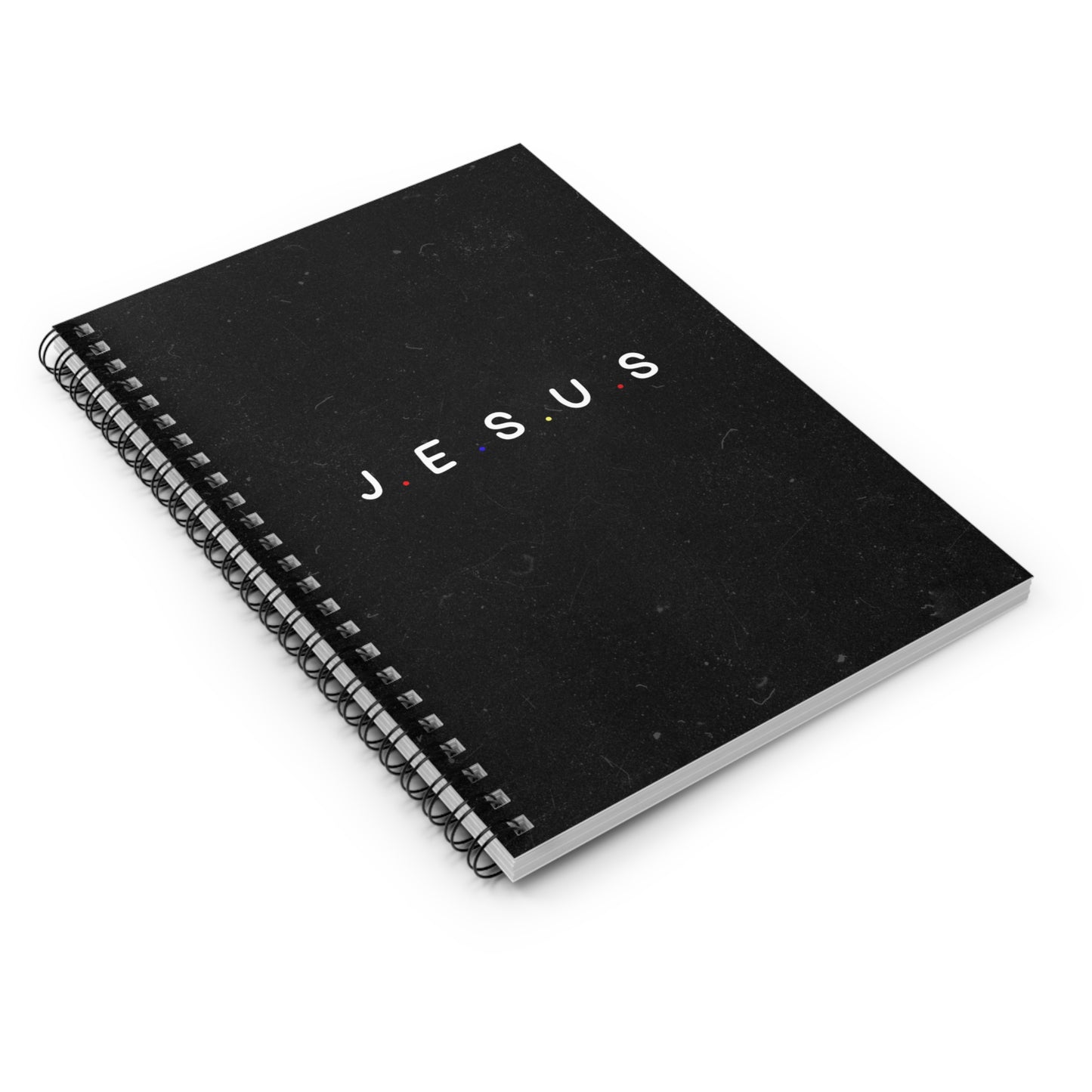 Inspirational Spiral Notebook - 'J.E.S.U.S' Ruled Lined Journal for Faith and Creativity