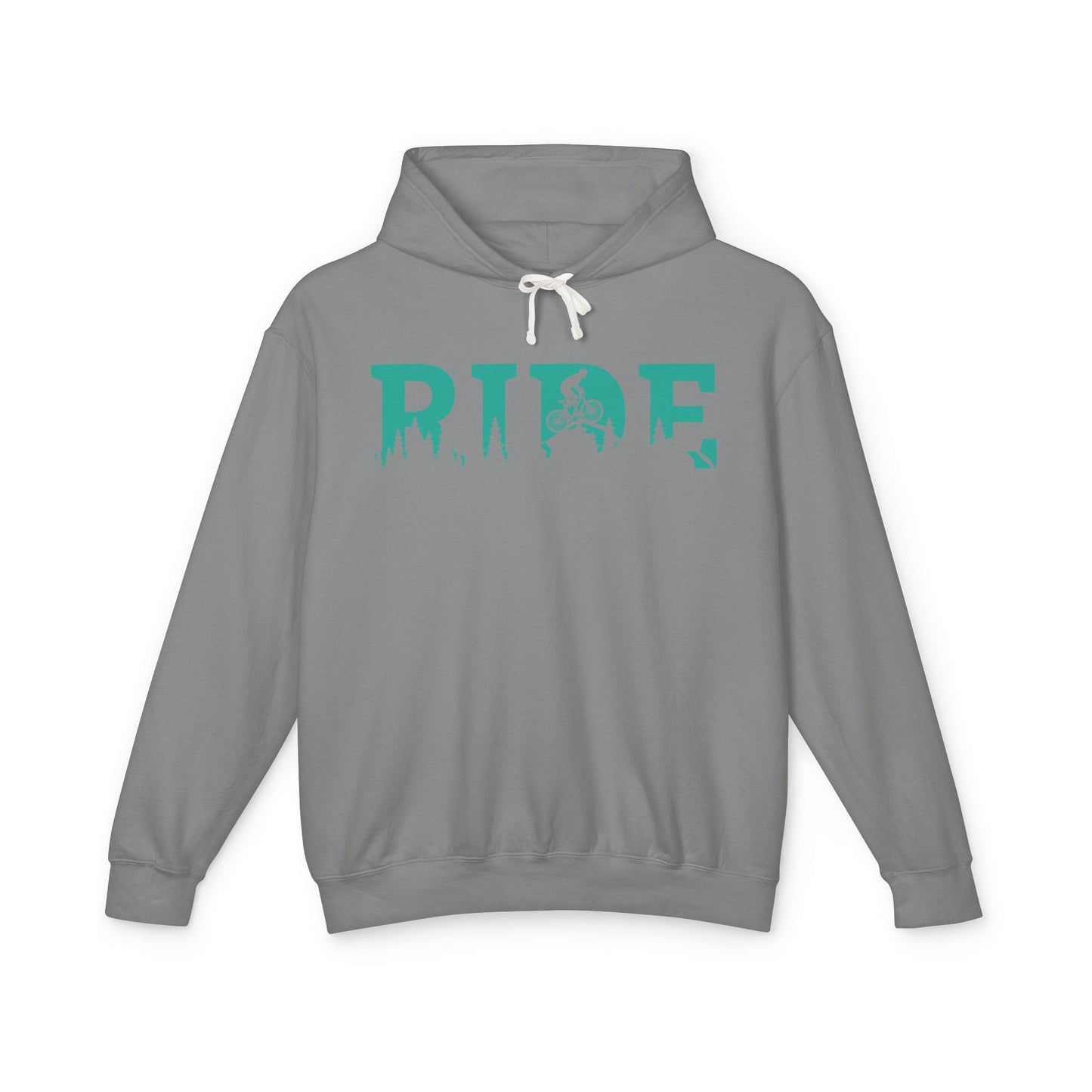 The Ride Mountain Biking Hoodie Comfy Pullover Ride The Trails Lightweight Springtime