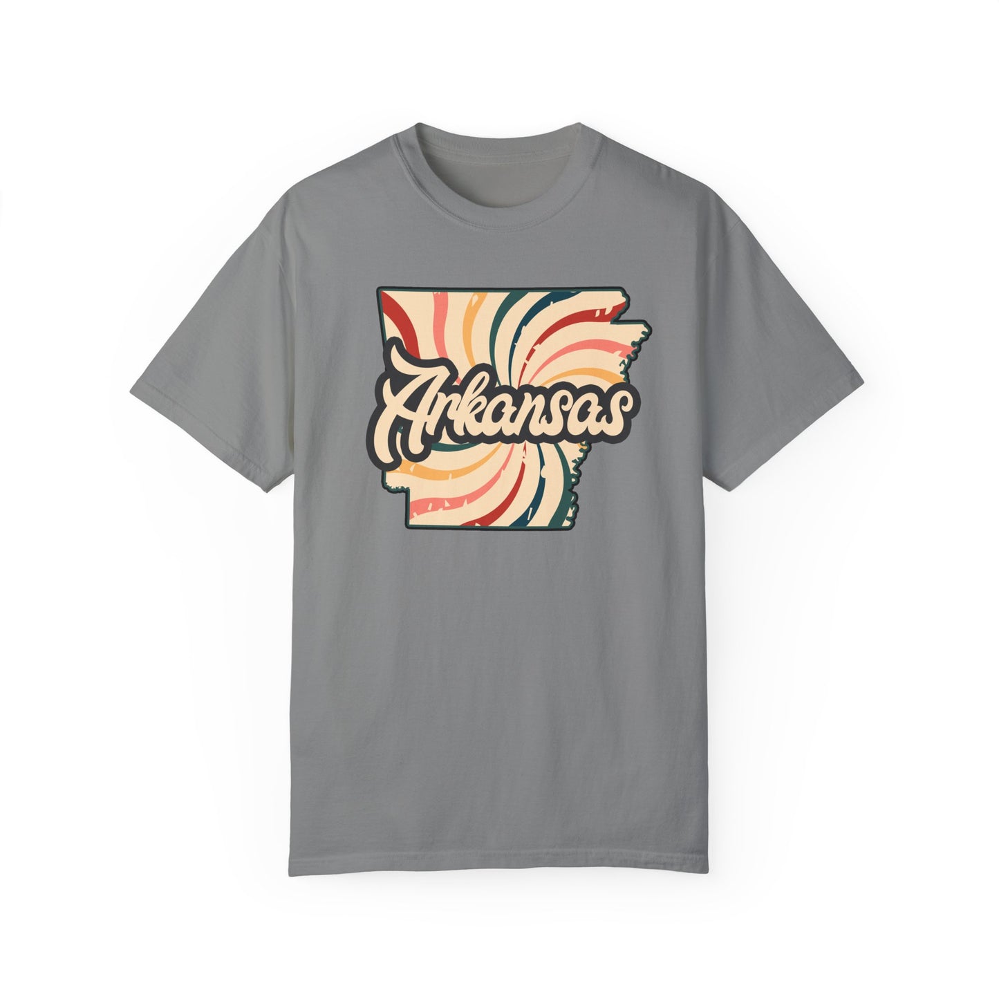 WOOO PIG SOOIE. , Arkansas Retro T-Shirt - Call Those Hogs - Natural State - Fun Summer Tee - Colorful - Razorbacks