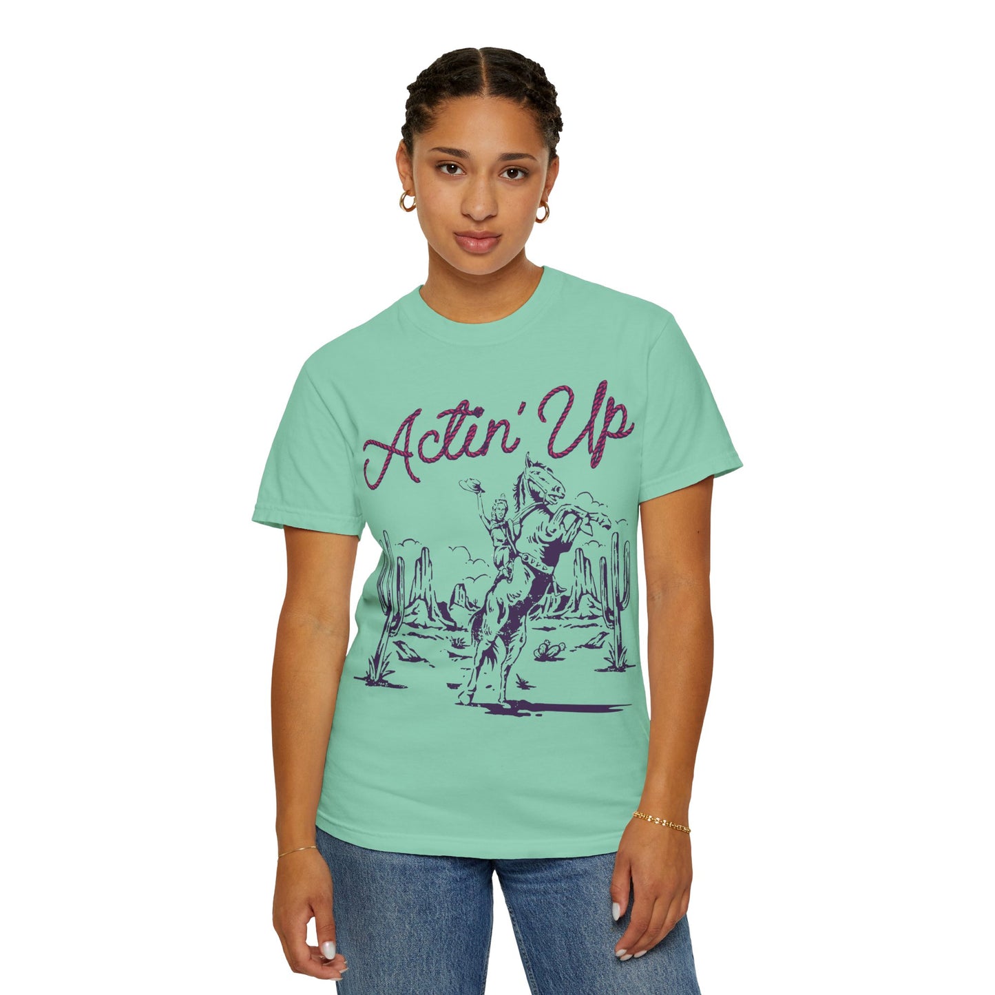 Spunky Acting Up Cowgirl T-shirt