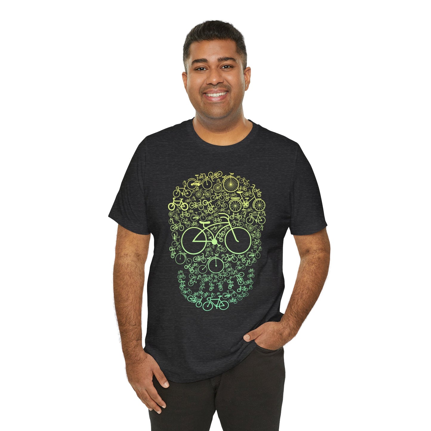 Mountain Biking Cycling In Your Head ??- Unisex Short Sleeve Jersey Shirt for Cycling Mountain Biking Enthusiasts Top Tee T-Shirt