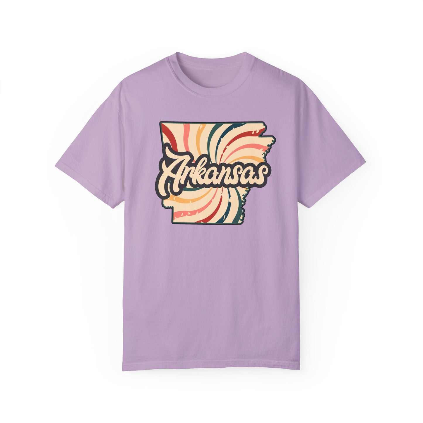 WOOO PIG SOOIE. , Arkansas Retro T-Shirt - Call Those Hogs - Natural State - Fun Summer Tee - Colorful - Razorbacks