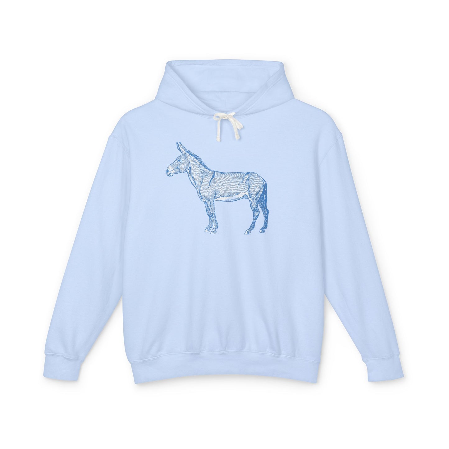 Mule Skinner Lightweight Hoodie - Perfect for those who love Mules , Donkeys, Horses, and Western Minimalist look