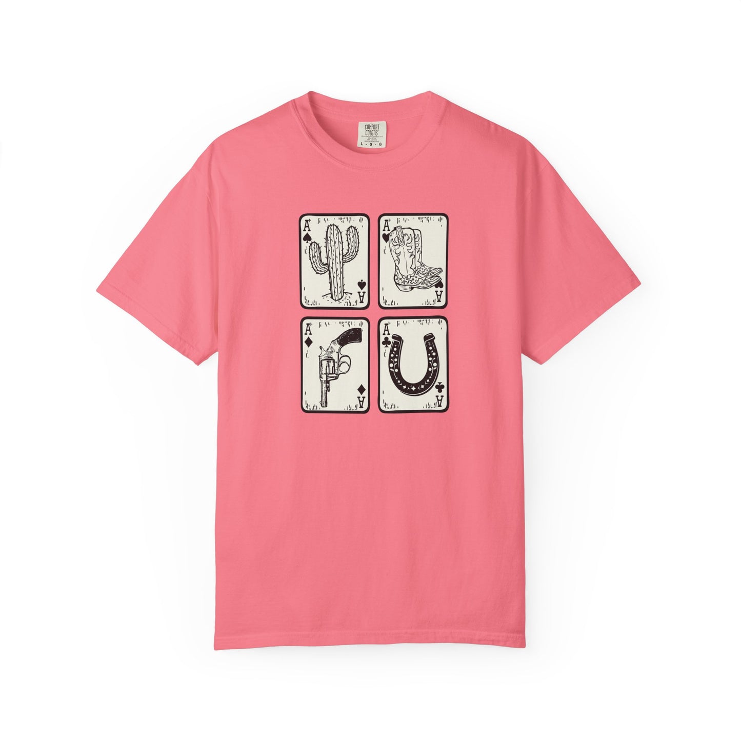 Know When to Hold / Cactus Graphic Unisex T-Shirt - Retro Desert Western Vibes Rodeo Honky Tonk