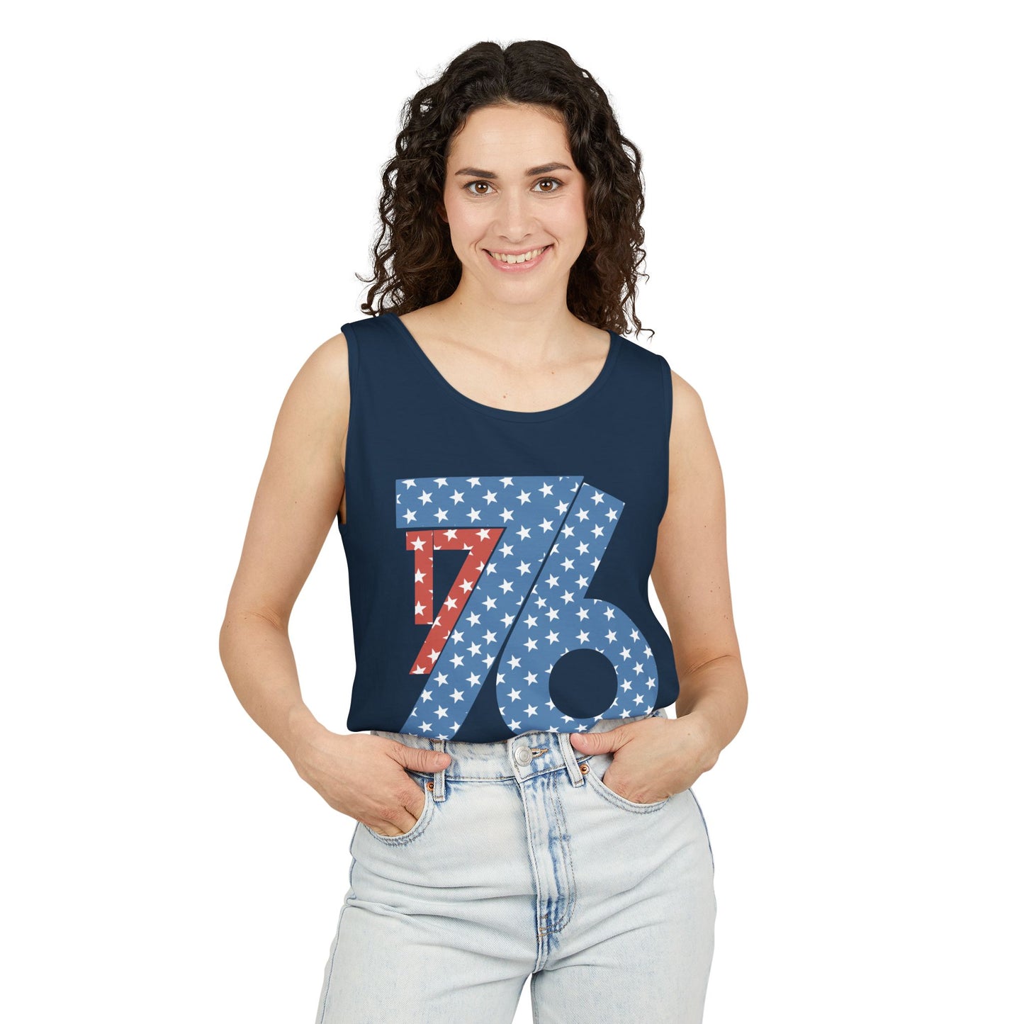 Patriotic 1776 Tank Top, Unisex Summer Shirt, Independence Day Apparel, Fourth of July Outfit, 4th of July Tank