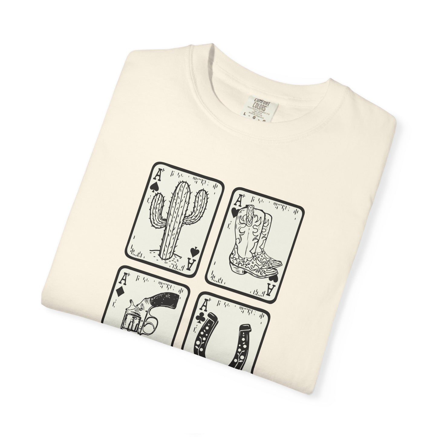 Know When to Hold / Cactus Graphic Unisex T-Shirt - Retro Desert Western Vibes Rodeo Honky Tonk