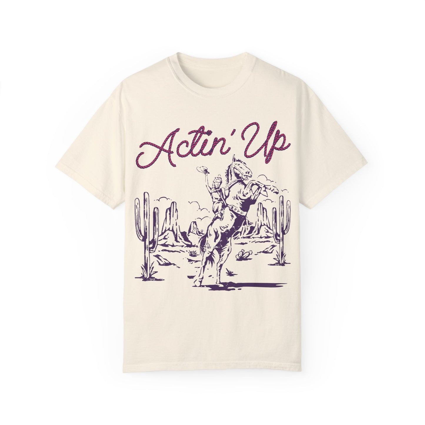 Spunky Acting Up Cowgirl T-shirt