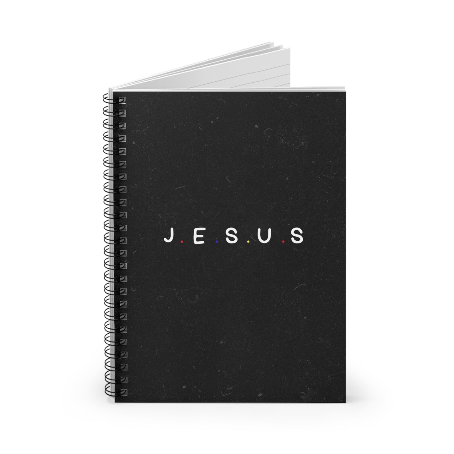Inspirational Spiral Notebook - 'J.E.S.U.S' Ruled Lined Journal for Faith and Creativity