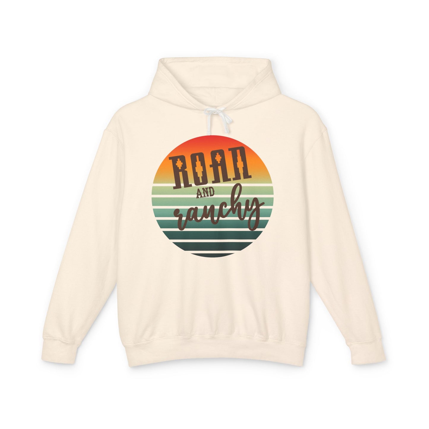 The Best Pullover Ever ~~Western Roan and Ranchy Lightweight Hooded Sweatshirt, Great for Rodeos, Cool Nights, Bonfires, Lake, Beach, River