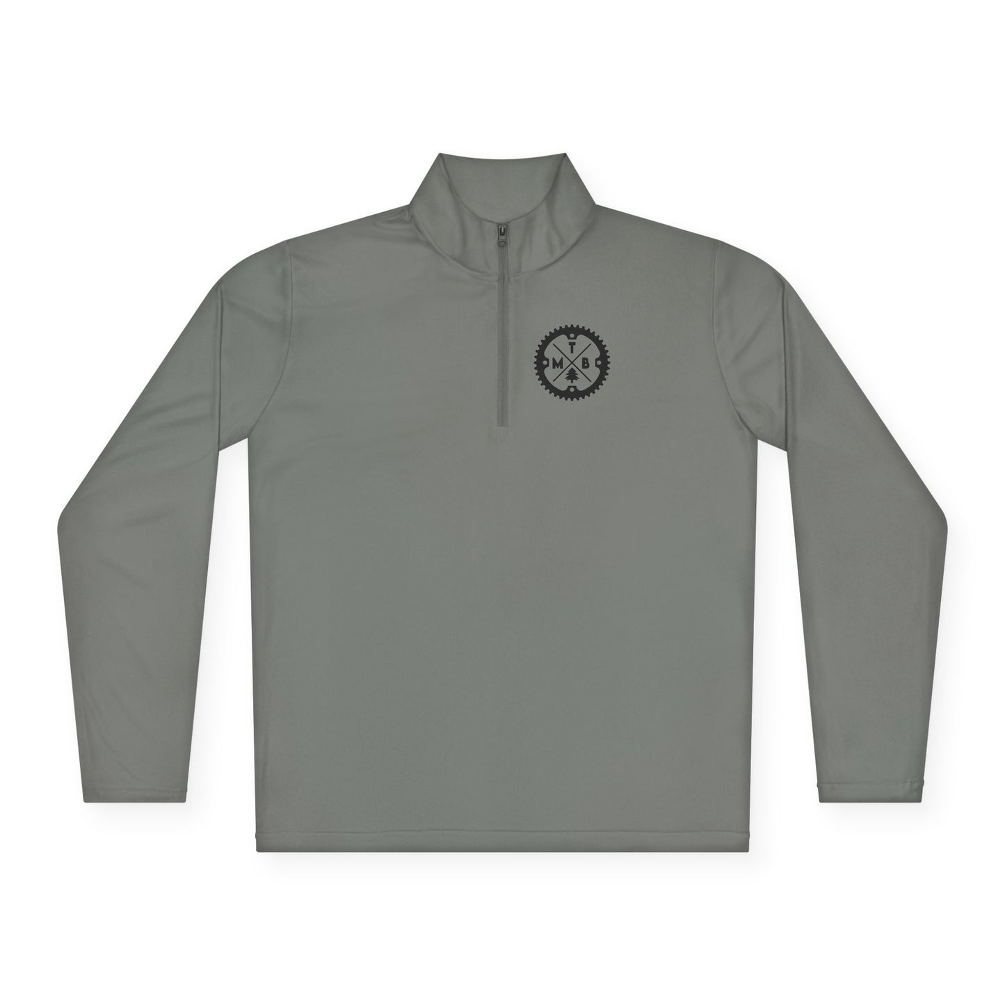 Mountain Biking Unisex Quarter-Zip Pullover - MTB Adventure Gear with Unique Graphic Design, Trails, Streets, Cycling, Biking