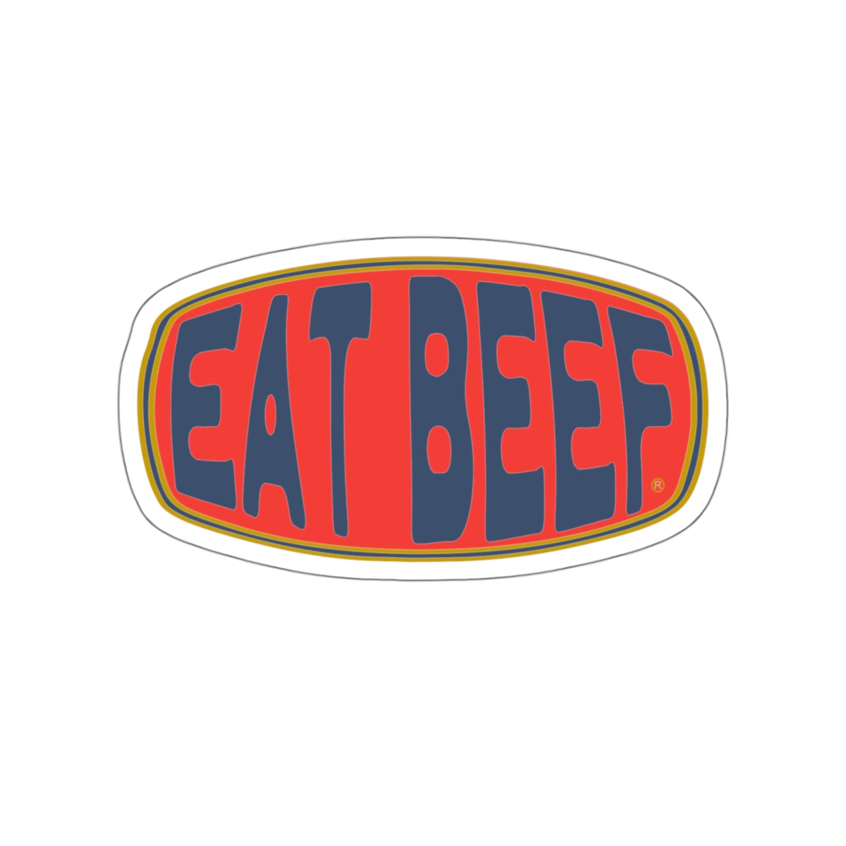 Eat Beef Die-Cut Stickers - Promote The Beef Industry - Stick It Everywhere