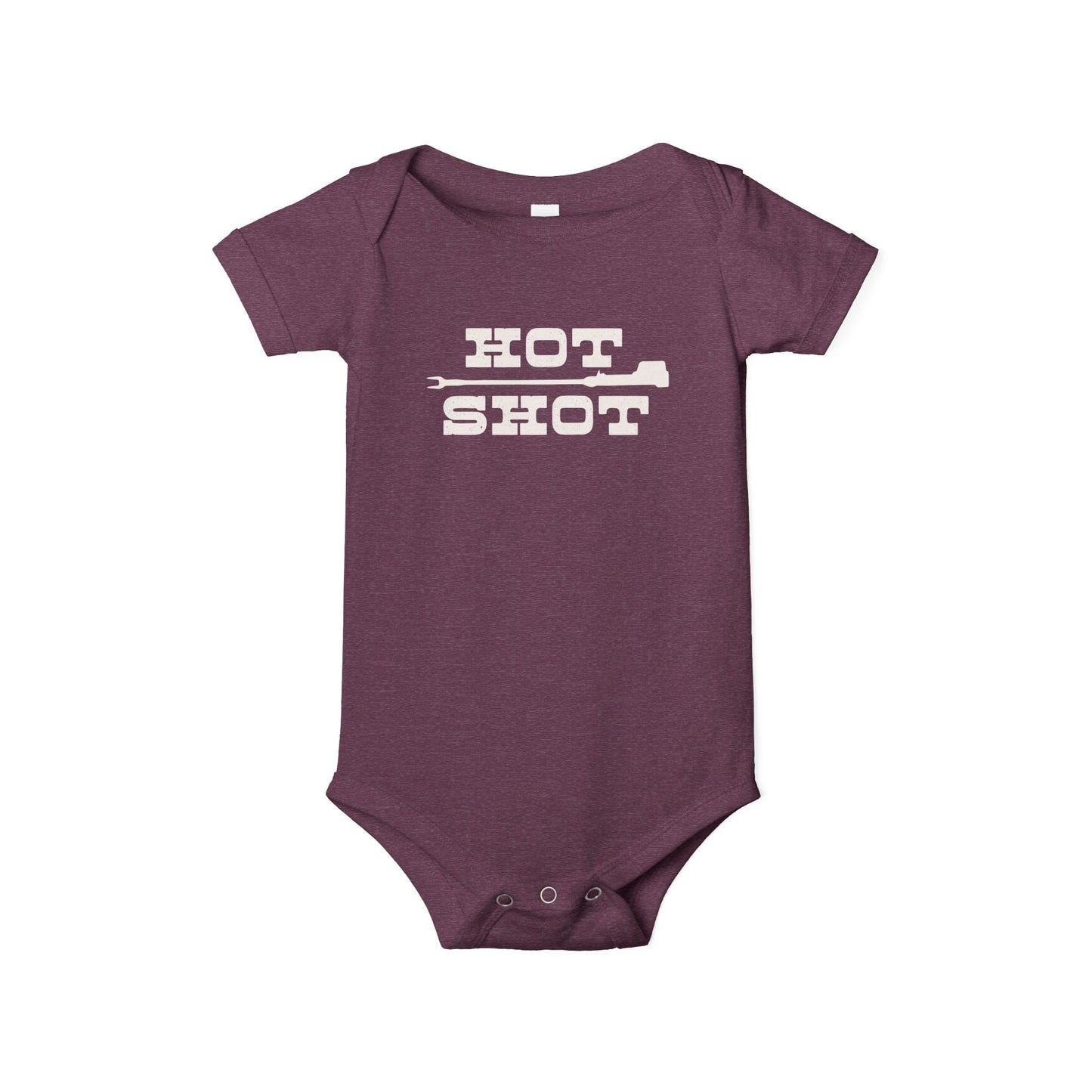 Cute 'Hot Shot' Infant Jersey One Piece for Baby Boys or Girls, Onesie Farmer Cattle Rancher Western Unisex Multiple Colors to Choose From