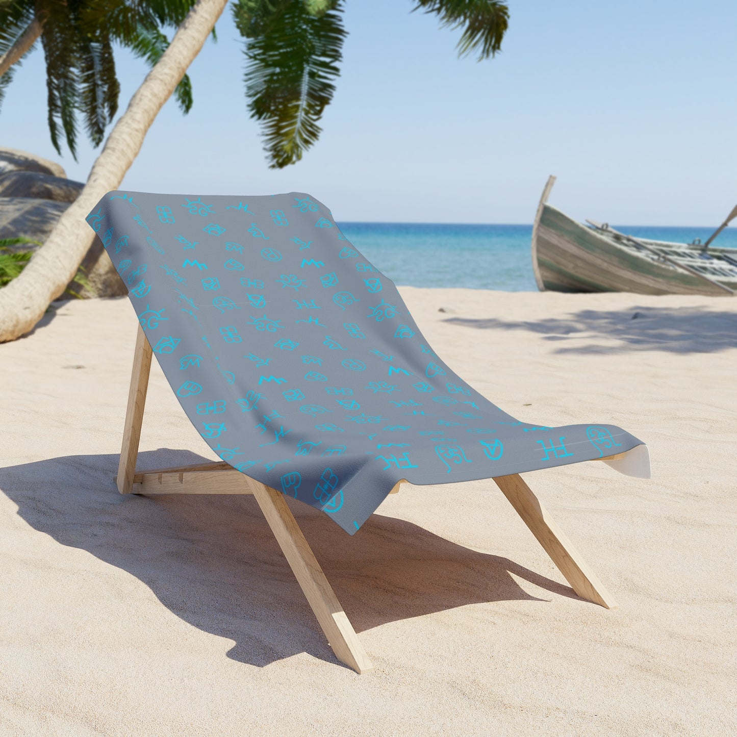 Cattle Brand Beach Towel 30 x 60