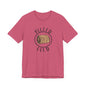 Hay Season Is Here.... Rolled Gold Tee - Fun  Jersey Tee for Farm Wives, Casual Wear, Tractors, Farm Mama, Cattle Feeding, Round Bales, Cattle, Cow