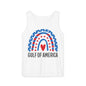 Gulf of America Tank Top, Gulf of America Tee, Sleeveless Gulf of America, Unisex, Rainbow Colorful Beach Tank, Emerald Coast