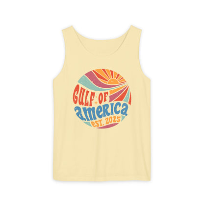 Gulf of America Tank Top | Garment-Dyed Tee for Summer Beach Adventures