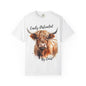 Adorable Highland Cow Easily Distracted By Cows Unisex Tshirt, Cow Tee, Highland Cow T-Shirt, Fluffy Cows, Horned Cow, Women's TShirt