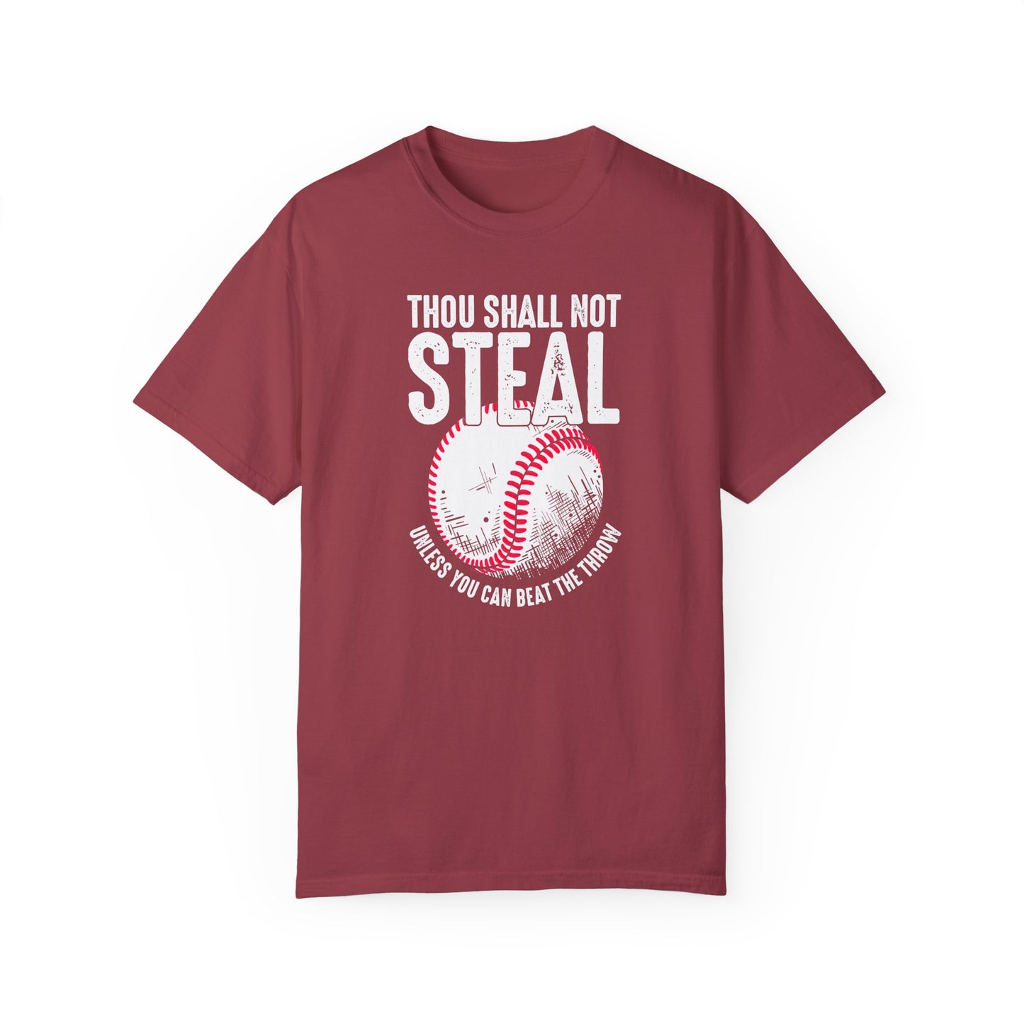 Baseball / Softball Christian Unisex T-shirt - Thou Shall Not Steal Design