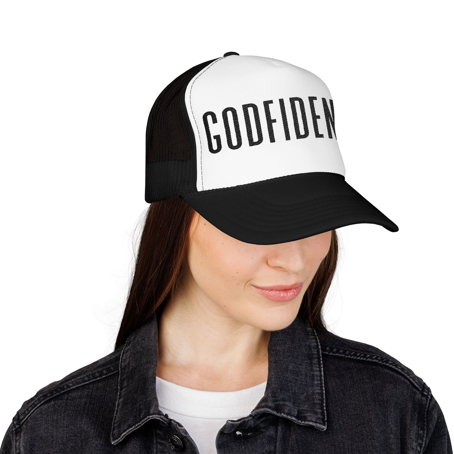 New Merch!!! We All Need Godfidence.....Foam Trucker Hat (Embroidery)  His Promise