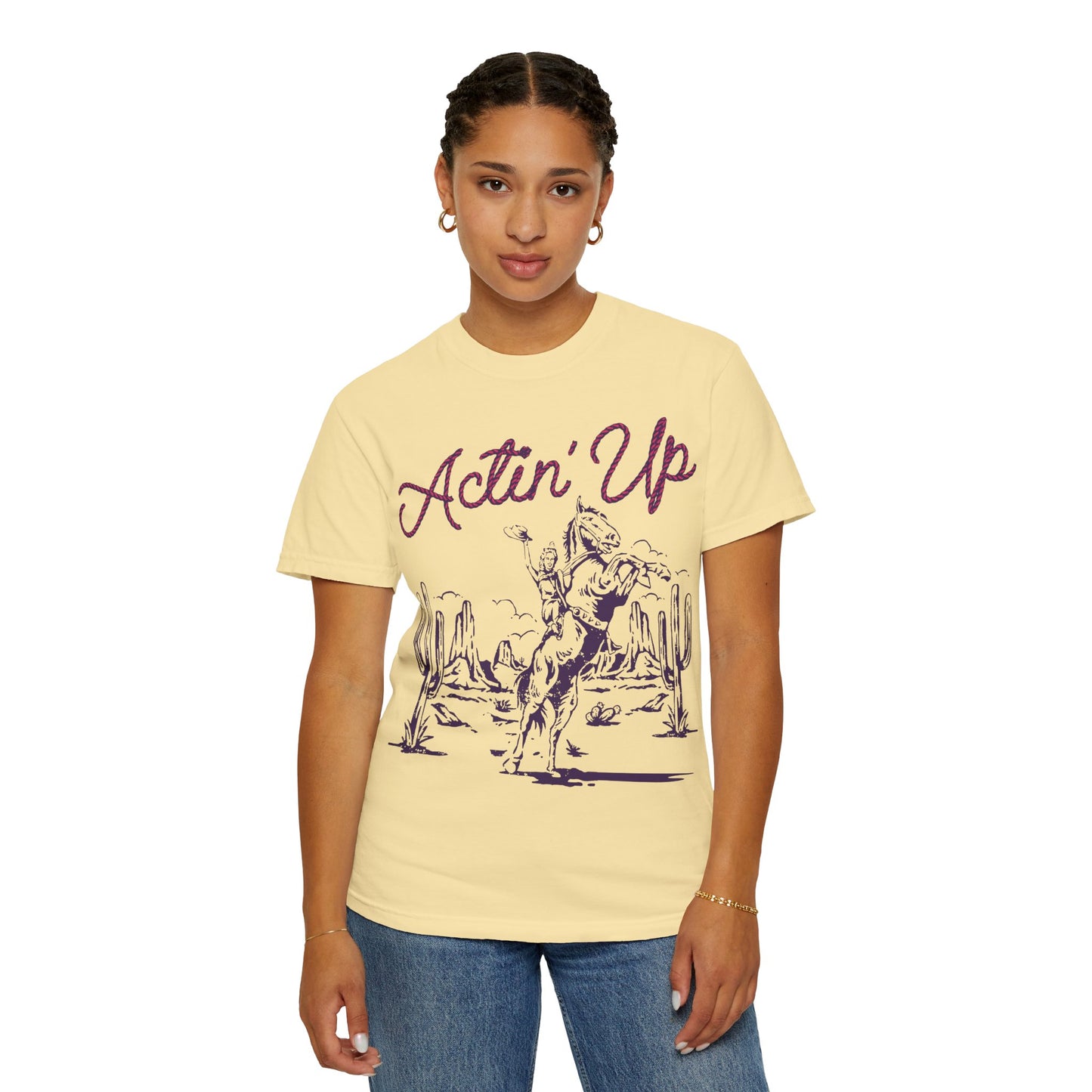 Spunky Acting Up Cowgirl T-shirt