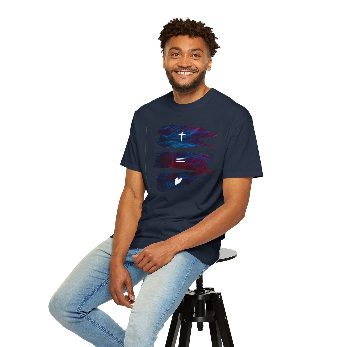 Faith Equals Love Unisex T-shirt - Church Camp Vacation Bible School Shirt