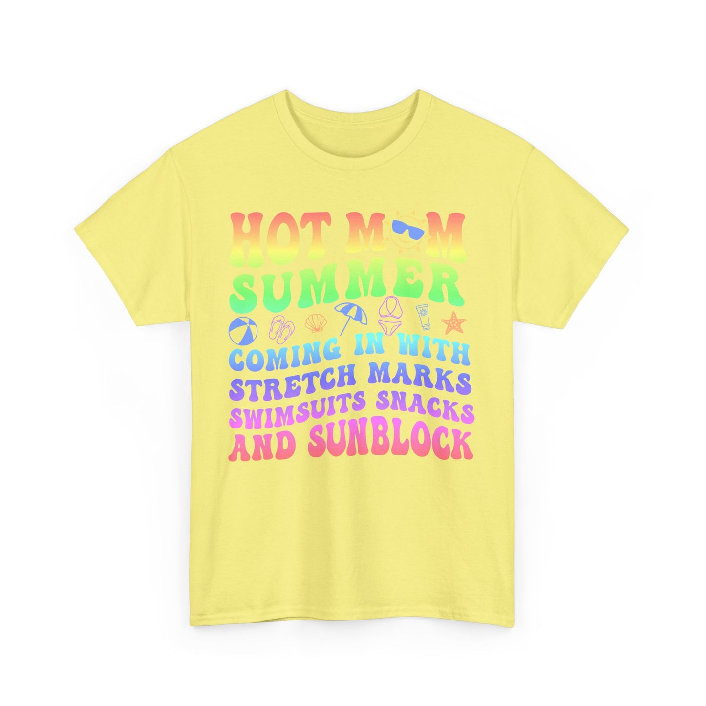 New HOT Summer Mom Tee, Hot Momma Summer Shirt,  Perfect Gift for Moms, Trendy Summer Top, Trendy Graphic Tee