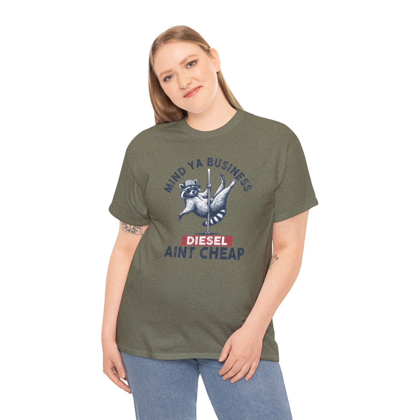 Diesel Aint Cheap!! Great Tee for Guys or Gals, Funny Raccoon Tee Shirt, Diesel Trucks, Farmers Tee, Tractor Tshirt, Diesel Prices, Funny Tshirt