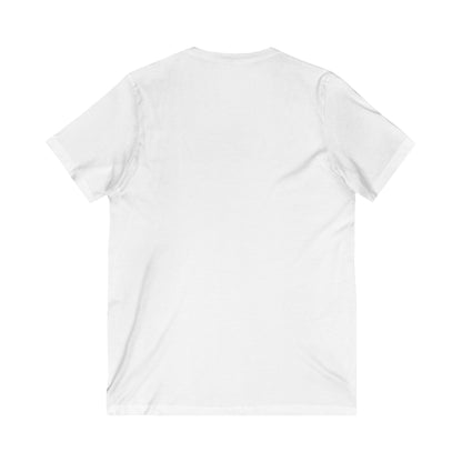 Positive Vibes Cow Tee - Unisex Jersey V-Neck Shirt
