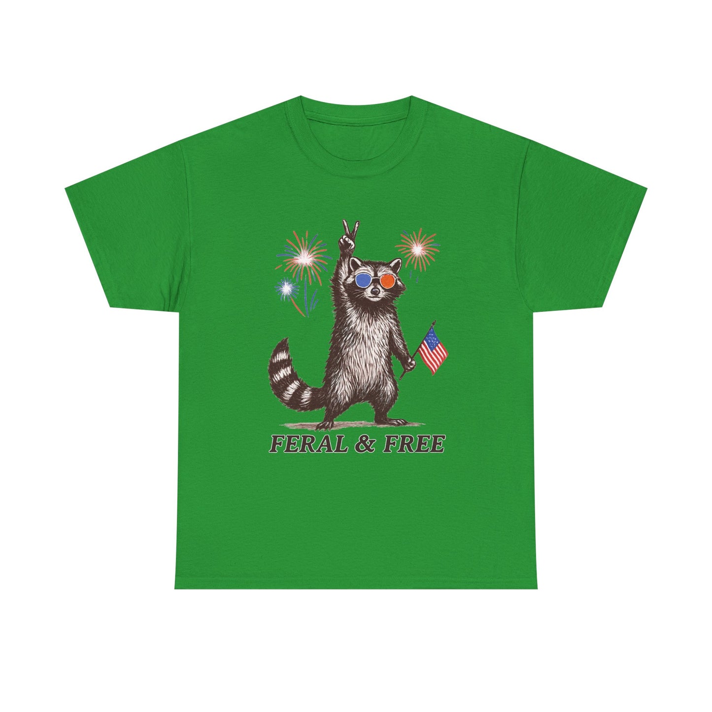 USA Feral and Free Tee~ 4th of July Tshirt, Fourth of July Tee, Independence Day Top, Independence Day Tshirt, Red White and Blue, Patriotic, Flag, America, Merica'