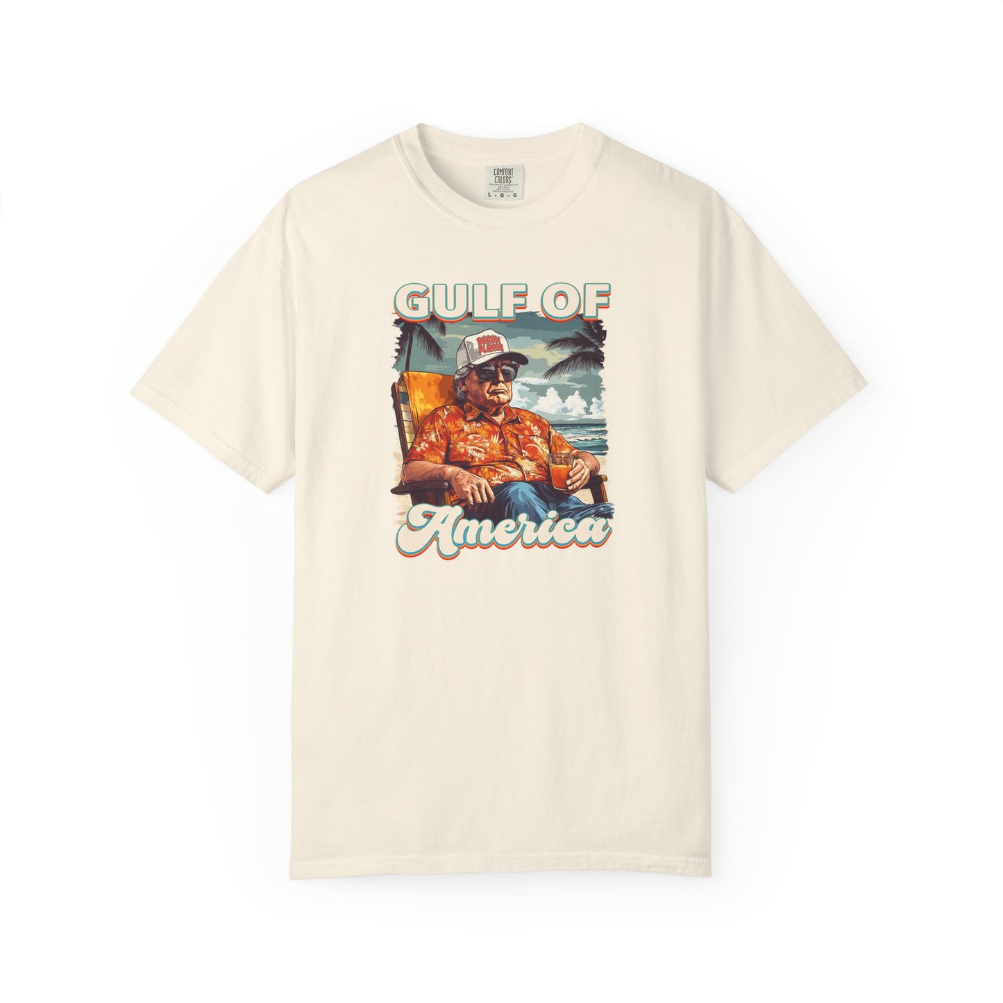 Donald Trump Vintage Gulf of America T-Shirt - Relaxed Fit Unisex Tee Gulf Of America Patriotic Tee, Gulf of America Shirt Est 2025