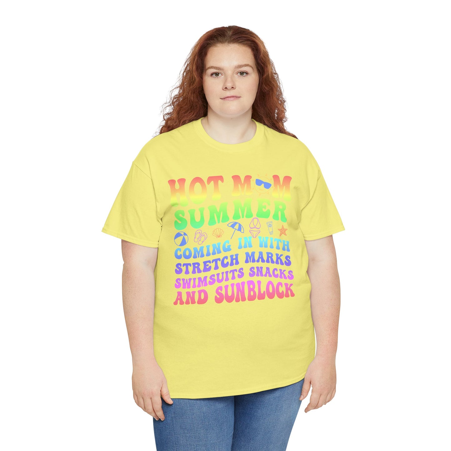 New HOT Summer Mom Tee, Hot Momma Summer Shirt,  Perfect Gift for Moms, Trendy Summer Top, Trendy Graphic Tee