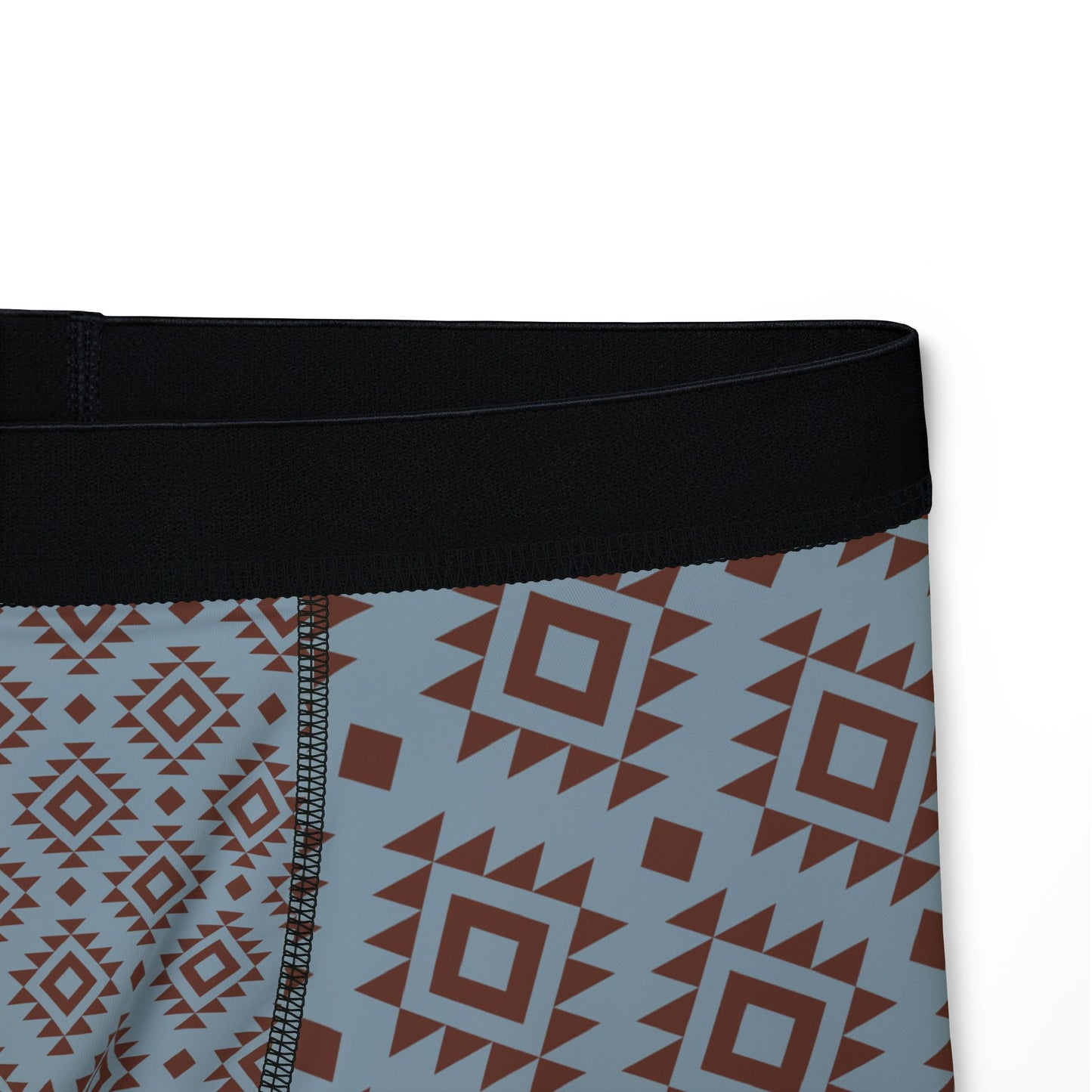 Trendy Blue Aztec Men's Boxers, Stylish  Underwear, Men's Gift Idea, Comfortable Boxers, Patterned Briefs Western Pattern Fathers Day