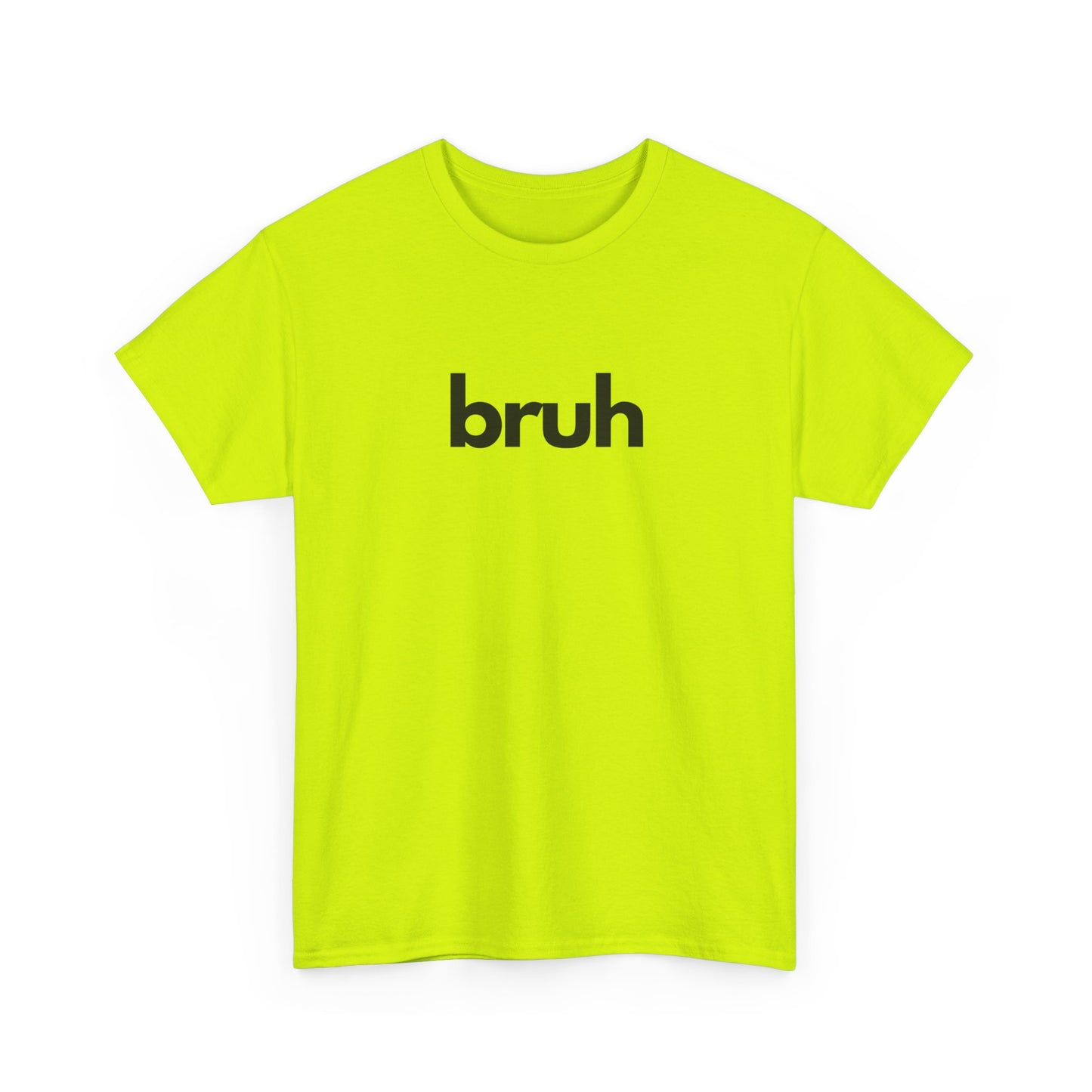 Yo Yo! BRUH.......Funny 'bruh' Unisex Heavy Cotton Tee - Casual Graphic Shirt for Everyday Wear Simple  9 Great Colors Mothers Fathers Day