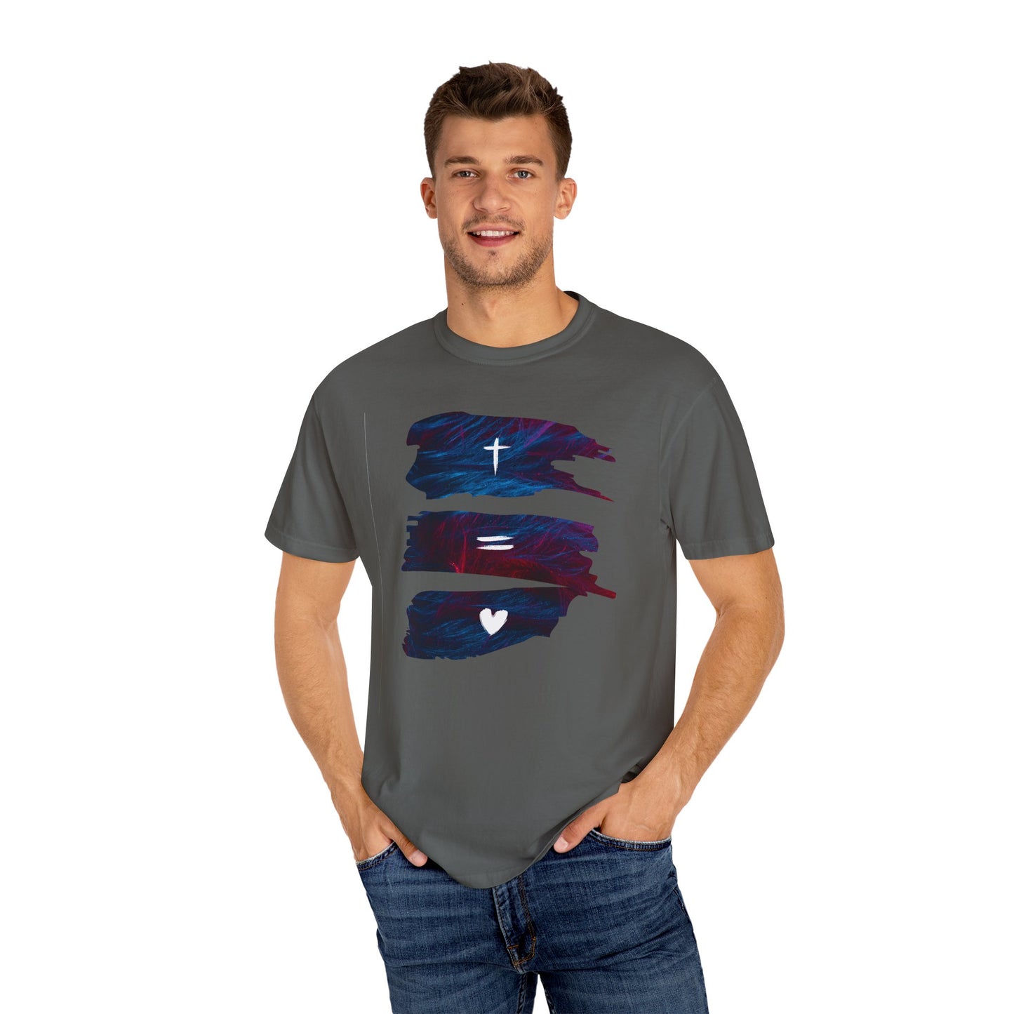 Faith Equals Love Unisex T-shirt - Church Camp Vacation Bible School Shirt