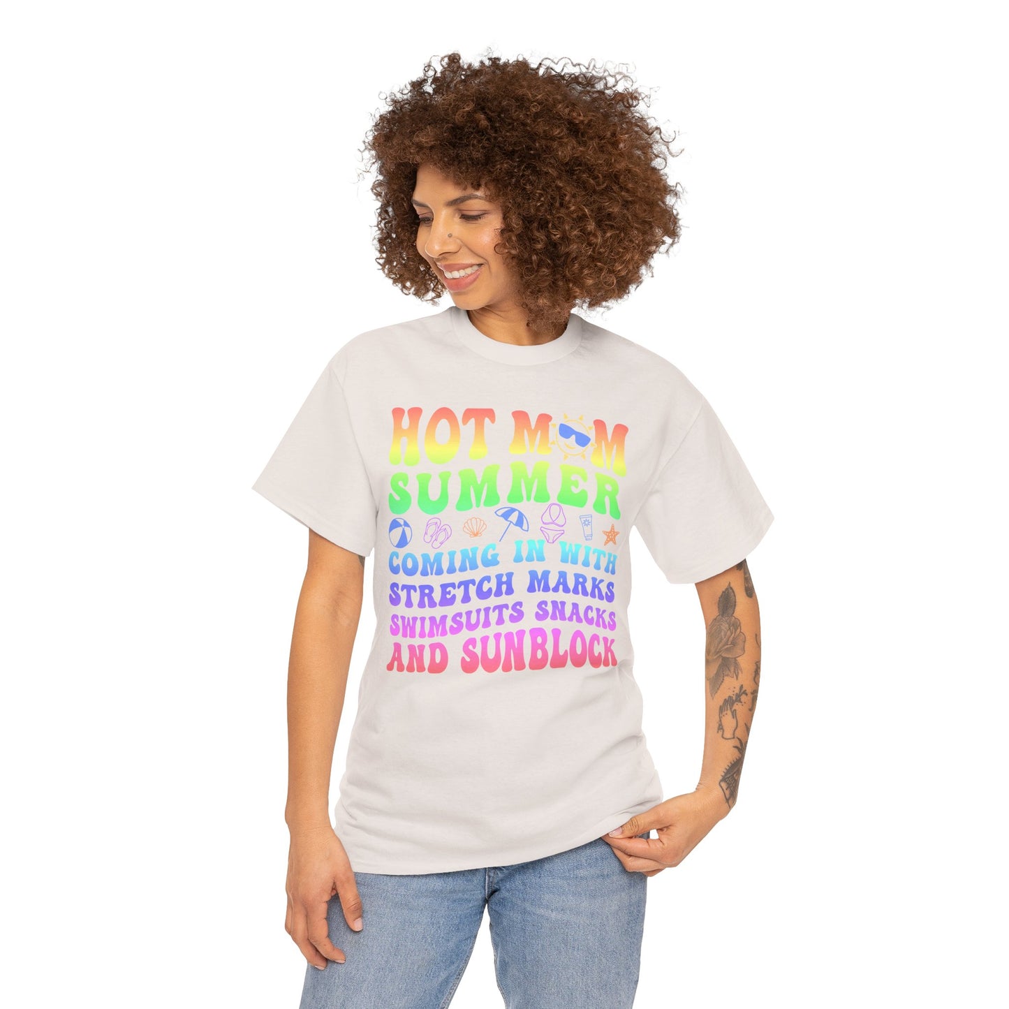 New HOT Summer Mom Tee, Hot Momma Summer Shirt,  Perfect Gift for Moms, Trendy Summer Top, Trendy Graphic Tee