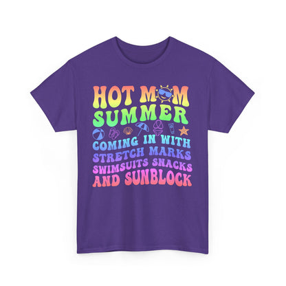 New HOT Summer Mom Tee, Hot Momma Summer Shirt,  Perfect Gift for Moms, Trendy Summer Top, Trendy Graphic Tee