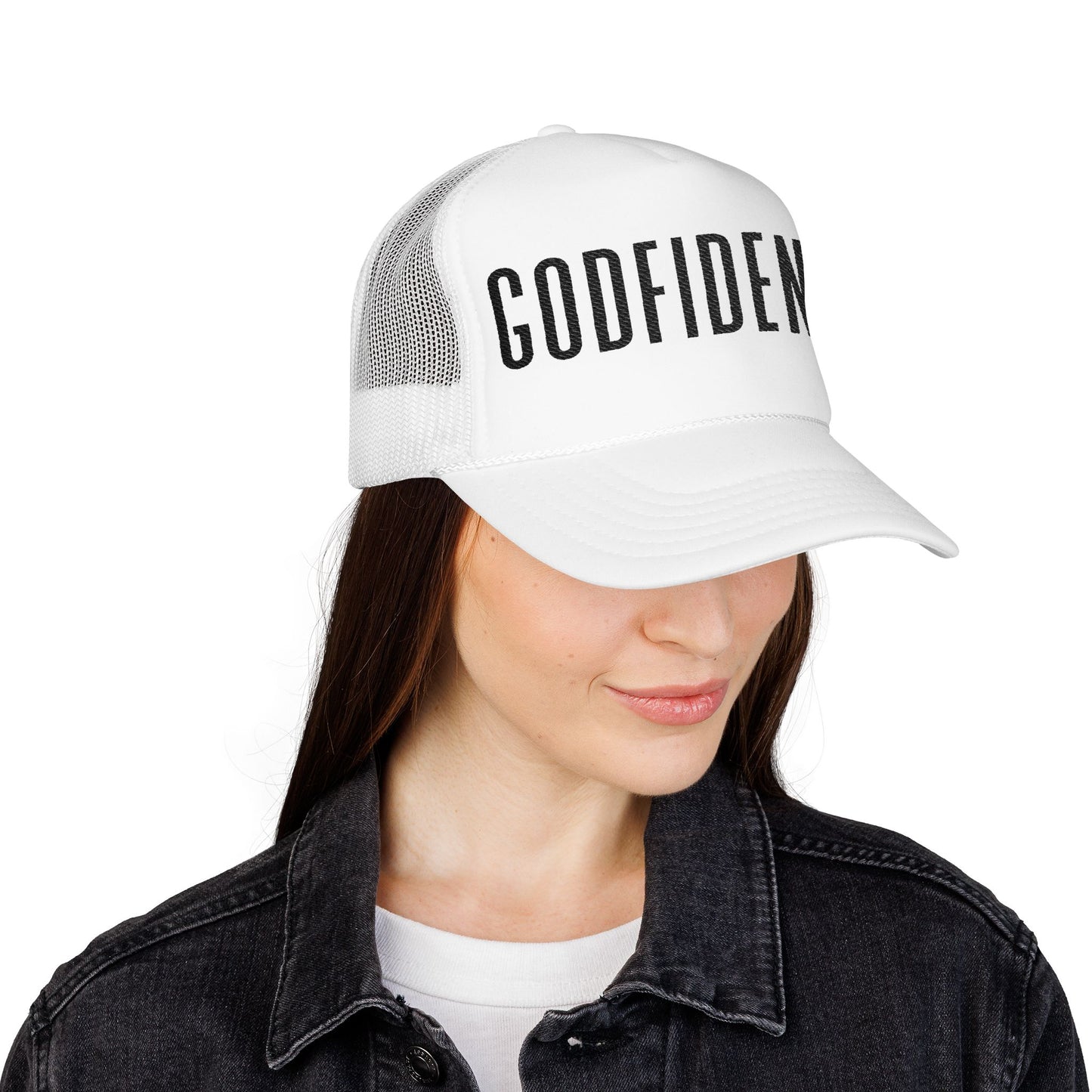 New Merch!!! We All Need Godfidence.....Foam Trucker Hat (Embroidery)  His Promise