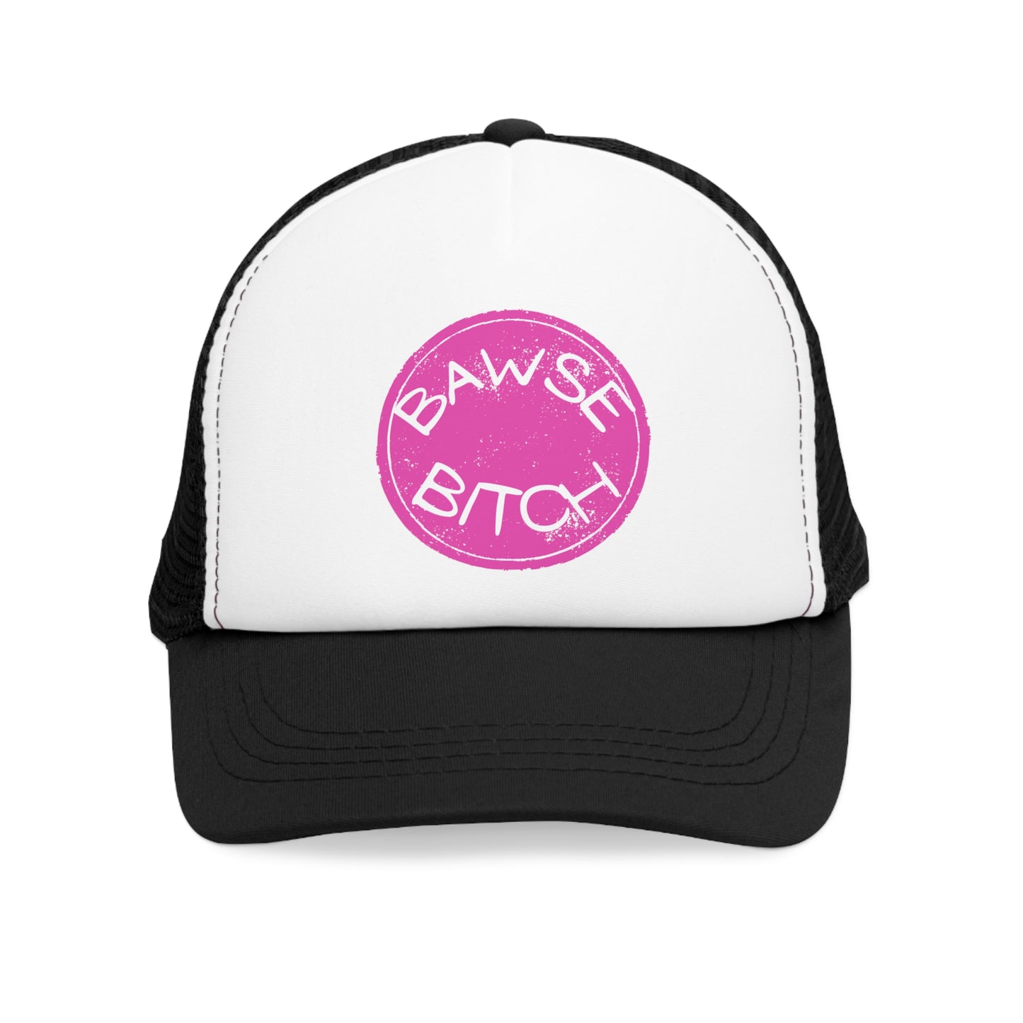 Bawse Bitch Mesh Cap - Trendy Snapback Hat for Confident Women