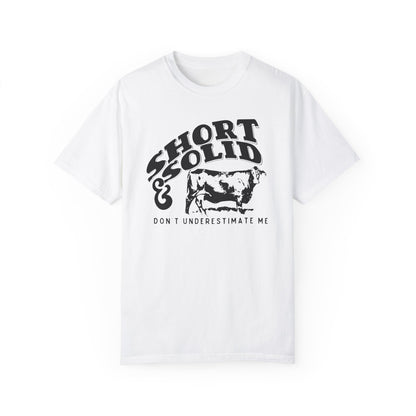 Nothing Like a Good Short and Solid!! Worth the money. Women's Tee Great for Summer Time or Heading to the Rodeo Western Vibes