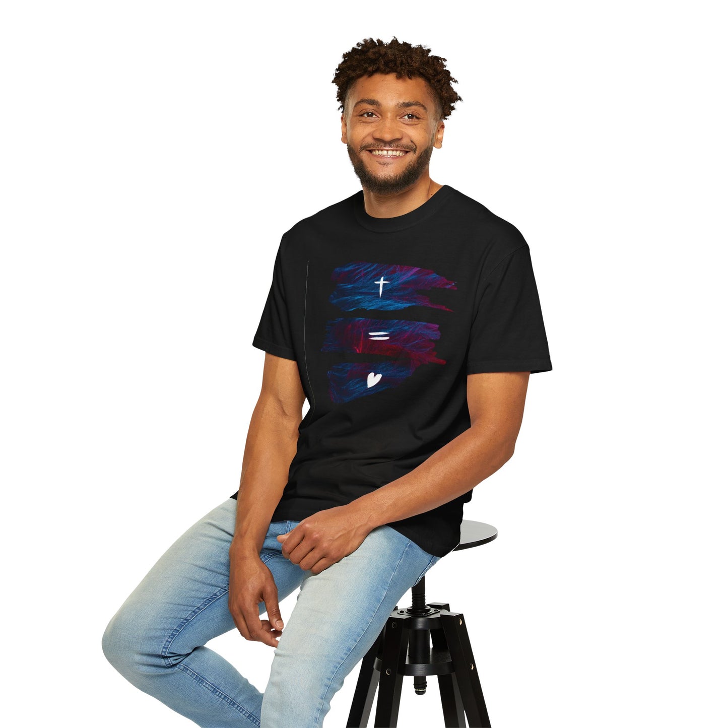 Faith Equals Love Unisex T-shirt - Church Camp Vacation Bible School Shirt