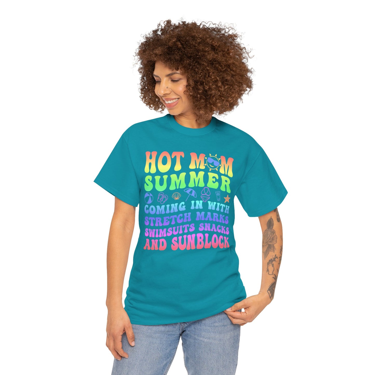 New HOT Summer Mom Tee, Hot Momma Summer Shirt,  Perfect Gift for Moms, Trendy Summer Top, Trendy Graphic Tee