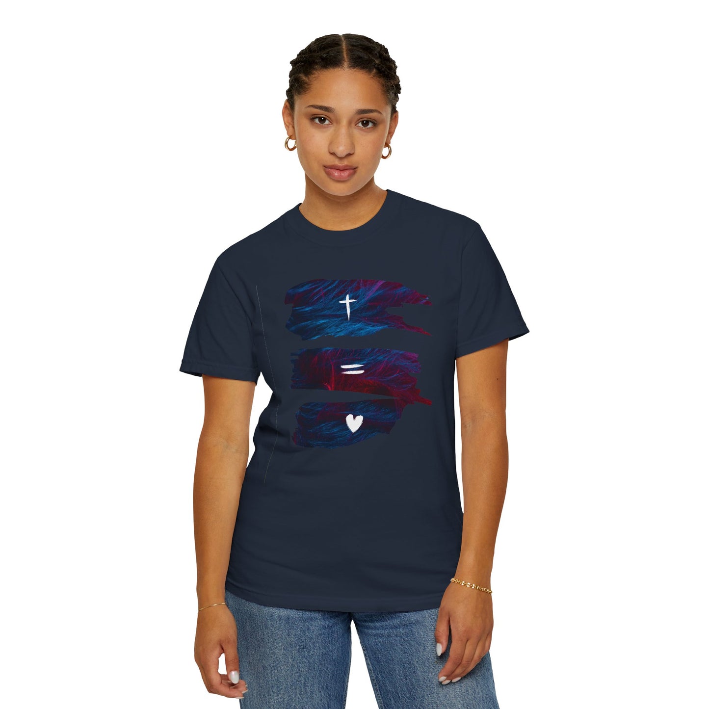 Faith Equals Love Unisex T-shirt - Church Camp Vacation Bible School Shirt
