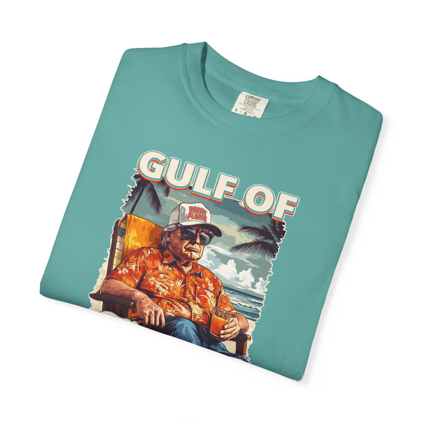 Donald Trump Vintage Gulf of America T-Shirt - Relaxed Fit Unisex Tee Gulf Of America Patriotic Tee, Gulf of America Shirt Est 2025