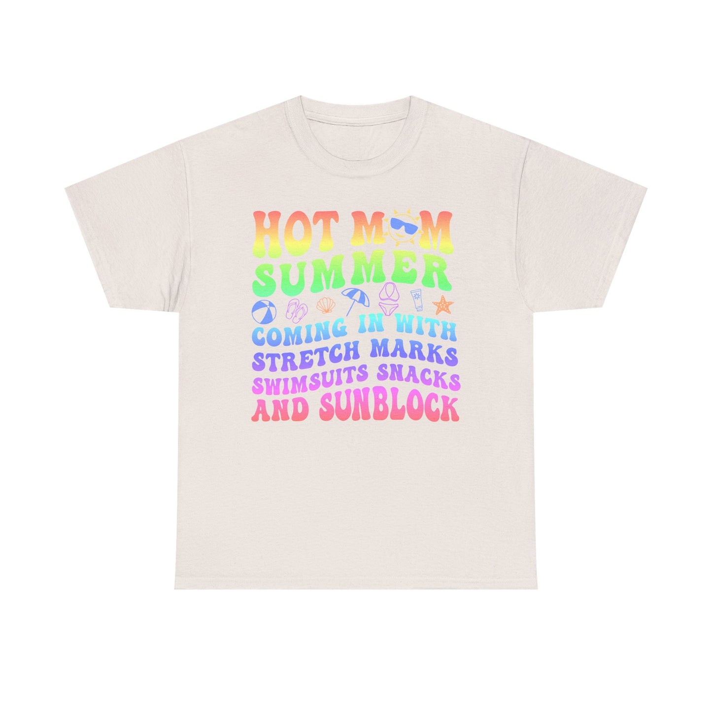 New HOT Summer Mom Tee, Hot Momma Summer Shirt,  Perfect Gift for Moms, Trendy Summer Top, Trendy Graphic Tee