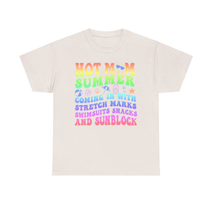 New HOT Summer Mom Tee, Hot Momma Summer Shirt,  Perfect Gift for Moms, Trendy Summer Top, Trendy Graphic Tee