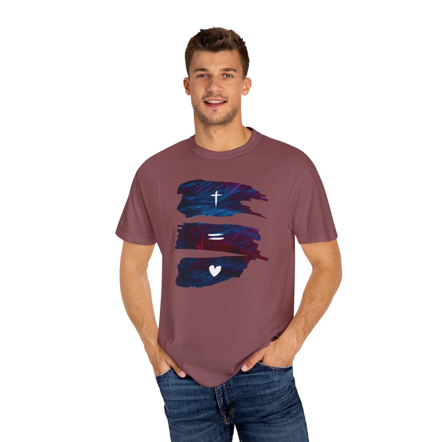 Faith Equals Love Unisex T-shirt - Church Camp Vacation Bible School Shirt
