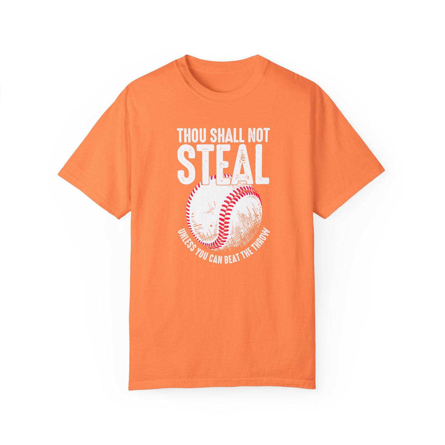 Baseball / Softball Christian Unisex T-shirt - Thou Shall Not Steal Design