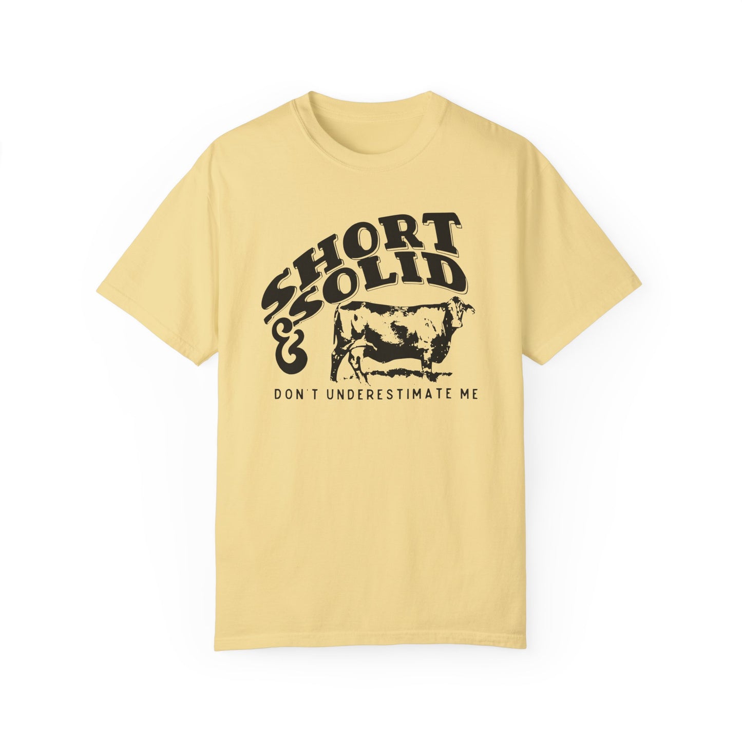 Nothing Like a Good Short and Solid!! Worth the money. Women's Tee Great for Summer Time or Heading to the Rodeo Western Vibes